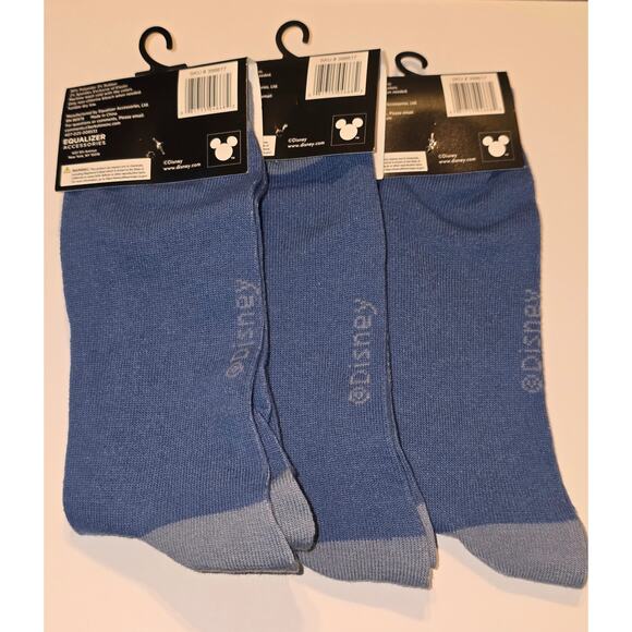 Three pairs Eeyore crew socks Adult Size 9-13 - Picture 2 of 7